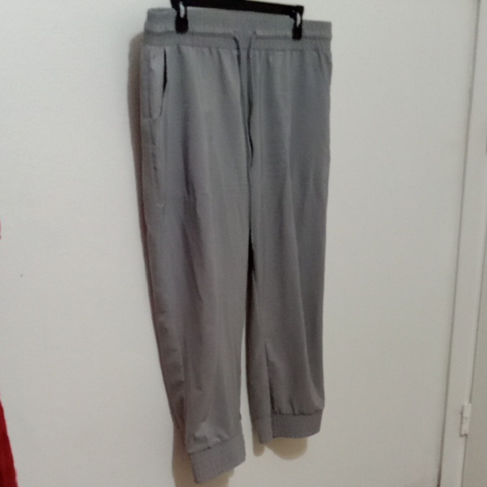 Pro Player Gray Jogger Sweatpants with Elastic Cuffs